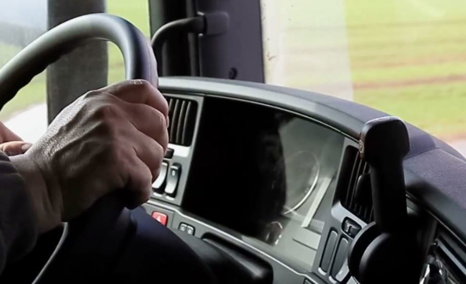 Trabajador autónomo al volante de un camión