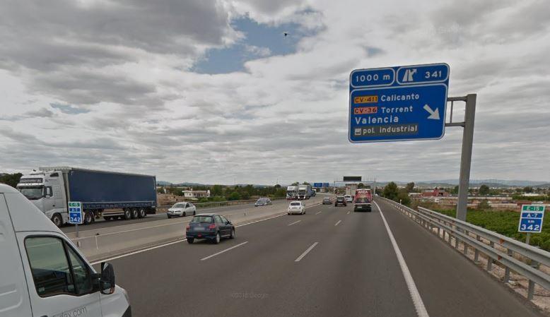 Imagen de la autovía A-7