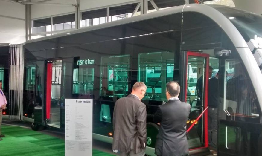 El autobús eléctrico Irizar ie tram.