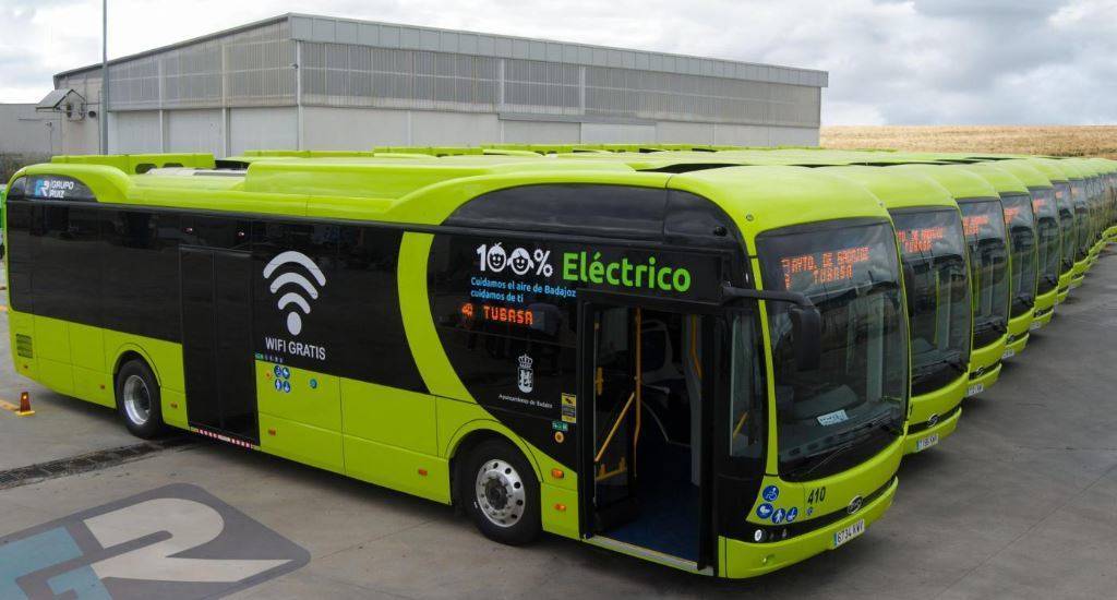 Imagen de autobuses ecológicos