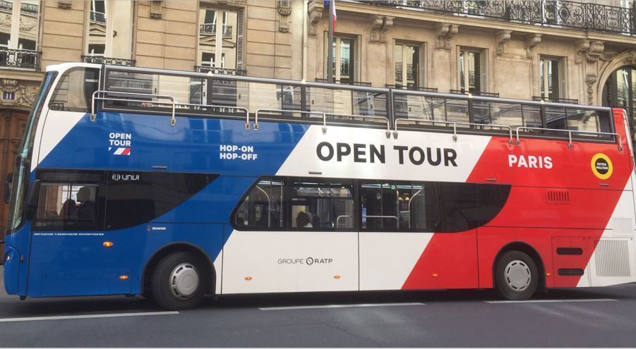 Imagen del autobús turístico
