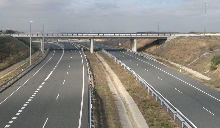 Imagen de una autopista española