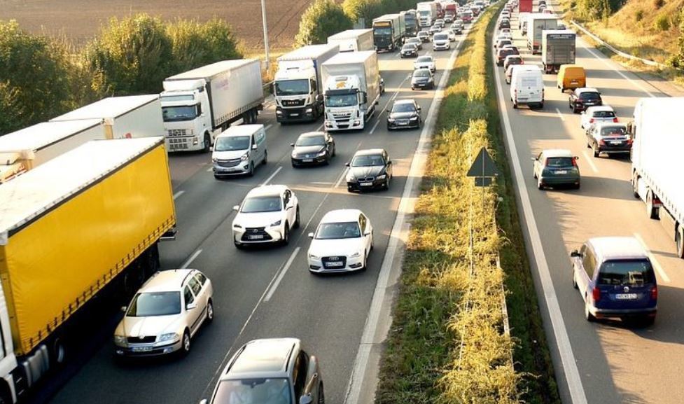 Imagen de una autopista alemana