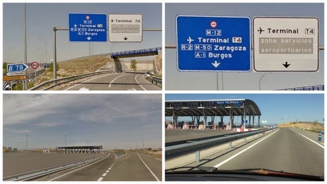 Imágenes de la autopista M-12