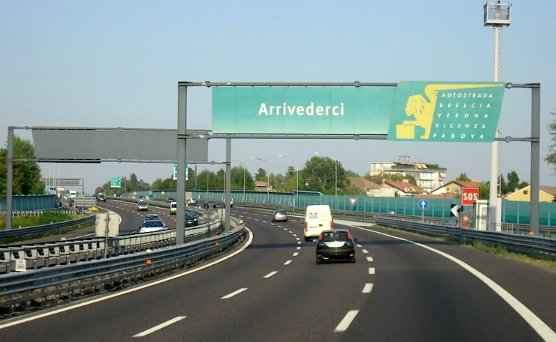 Imagen de una autopista italiana