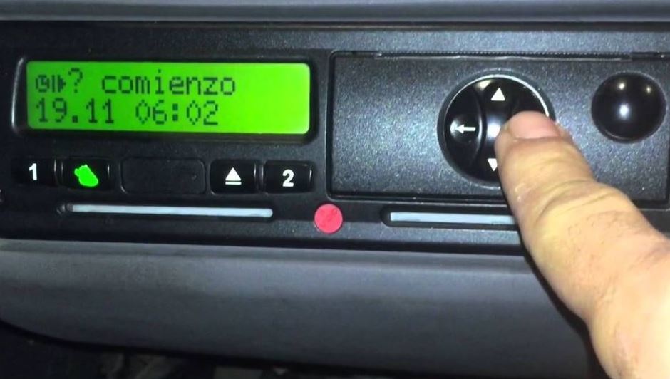 Imagen de un tacógrafo