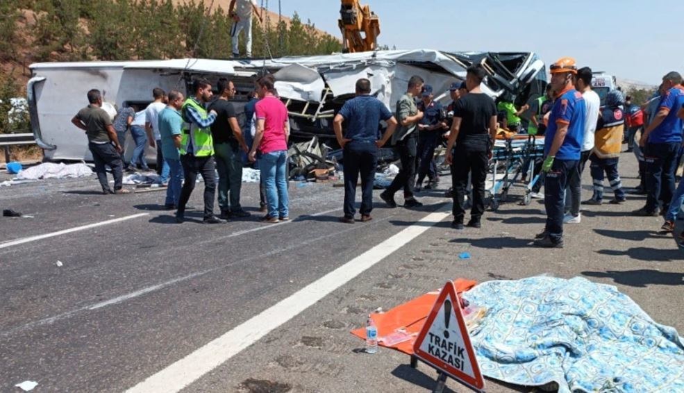 Imagen del accidente de un camión en Turquía