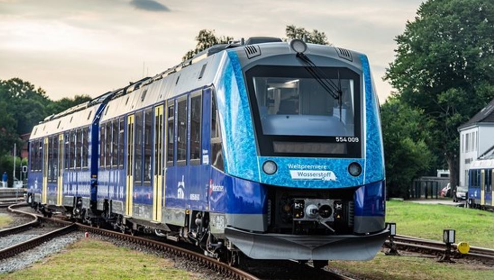 Imagen de la primera línea de trenes de hidrógeno en Alemania