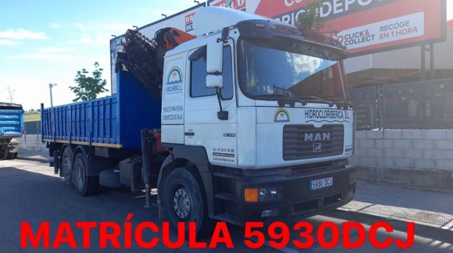 ¡Alerta!. Camión grúa robado, marca MAN matrícula 5930-DCJ
