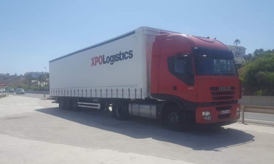 Imagen del camión robado marca Iveco