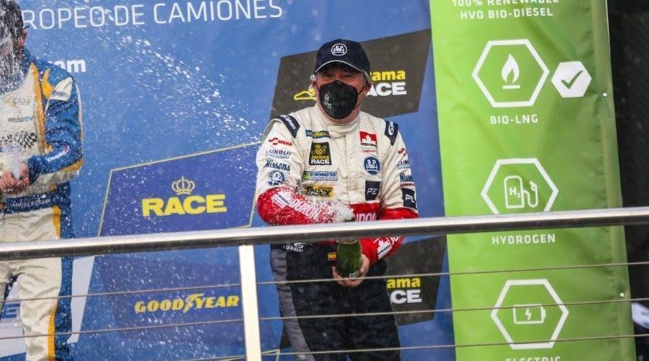 Antonio Albacete en plena forma en el Jarama.
