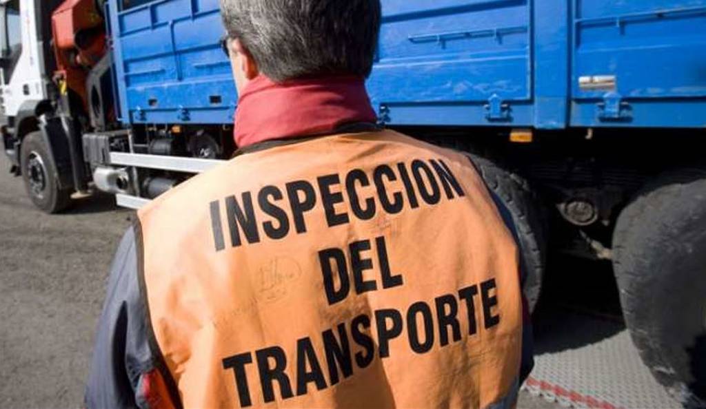 Imagen de una inspección de transporte
