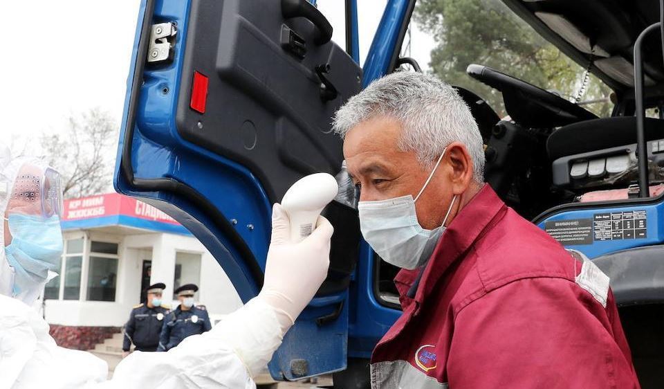Imagen de uno de los trabajadores del transporte