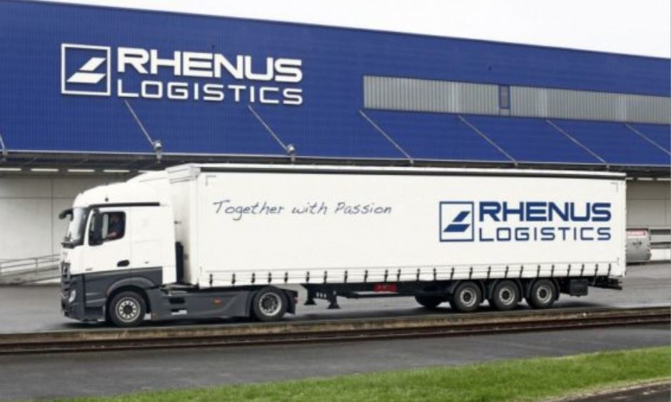Imagen de un almacén de Rhenus Logistics