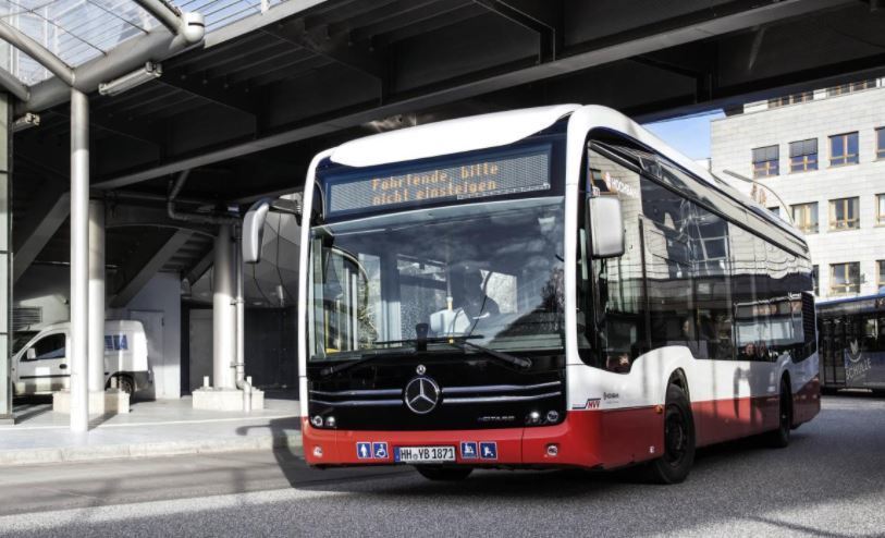 Imagen del autobús Mercedes-Benz eCitaro en Hamburgo