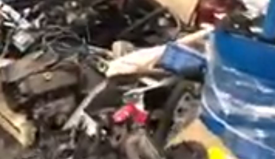Imagen de las piezas robadas