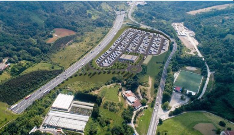 Imagen aérea de los terrenos