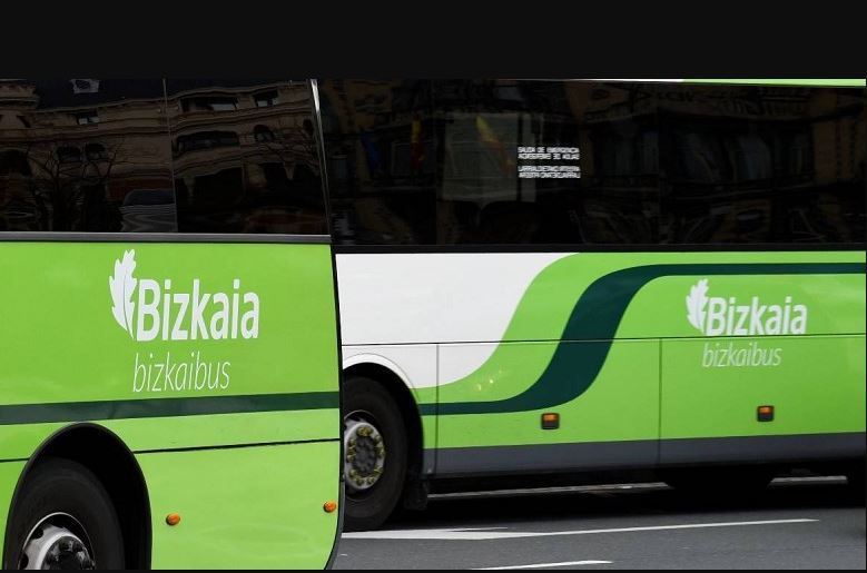 Un autobús de Bizkaibus