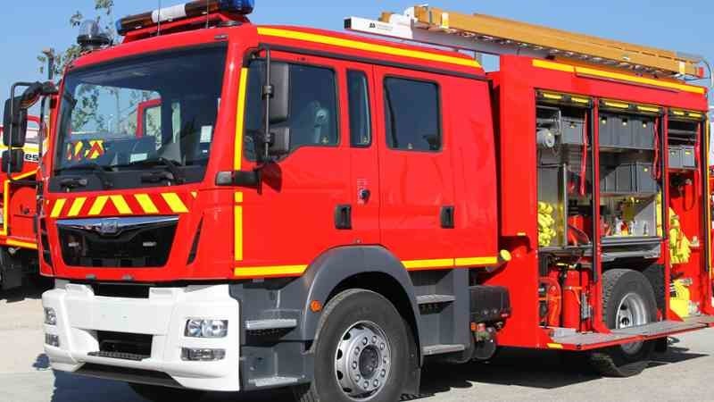 Imagen de un camión de bomberos.