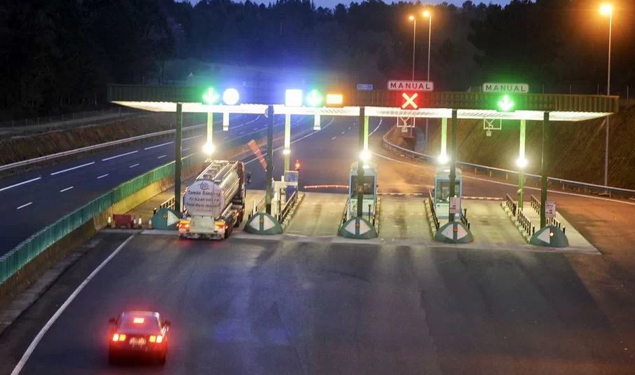 Peaje de una autopista gallega