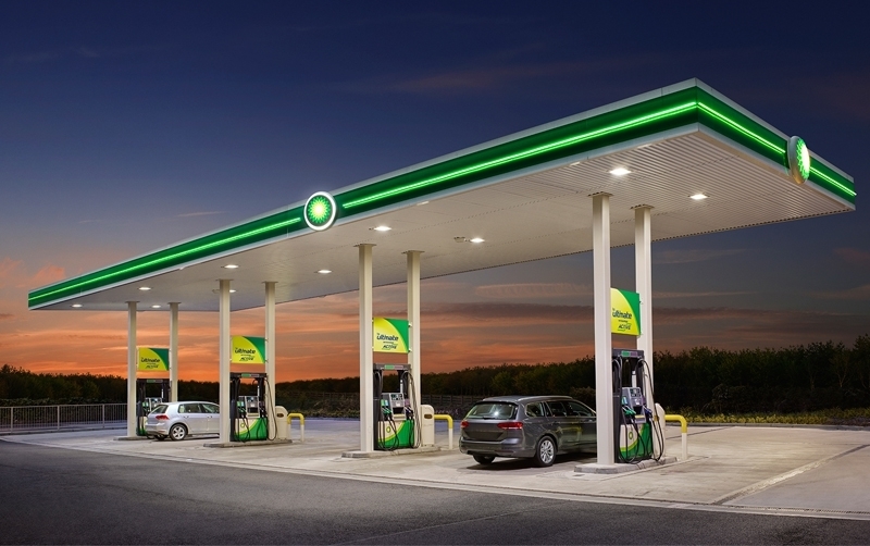 Imagen de una estación de servicio de BP
