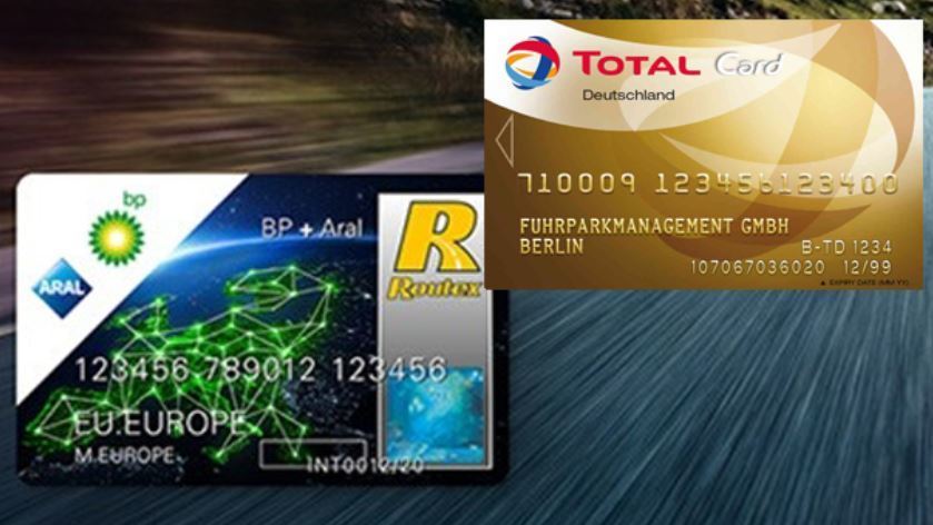 Tarjetas de BP, Aral y Total,
