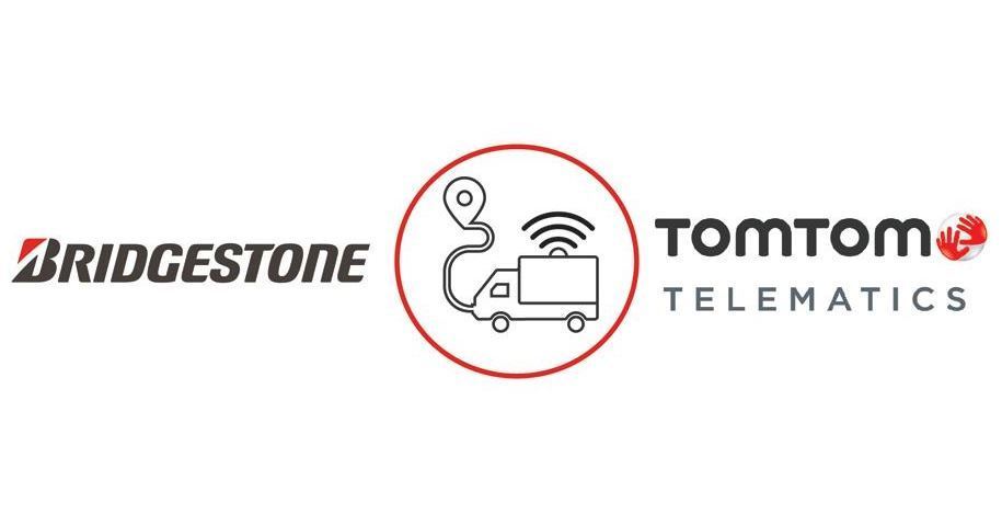 Logotipo de Bridgestpne y TomTom Telematics