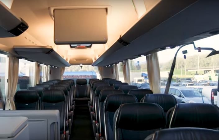 Asientos de un autobús