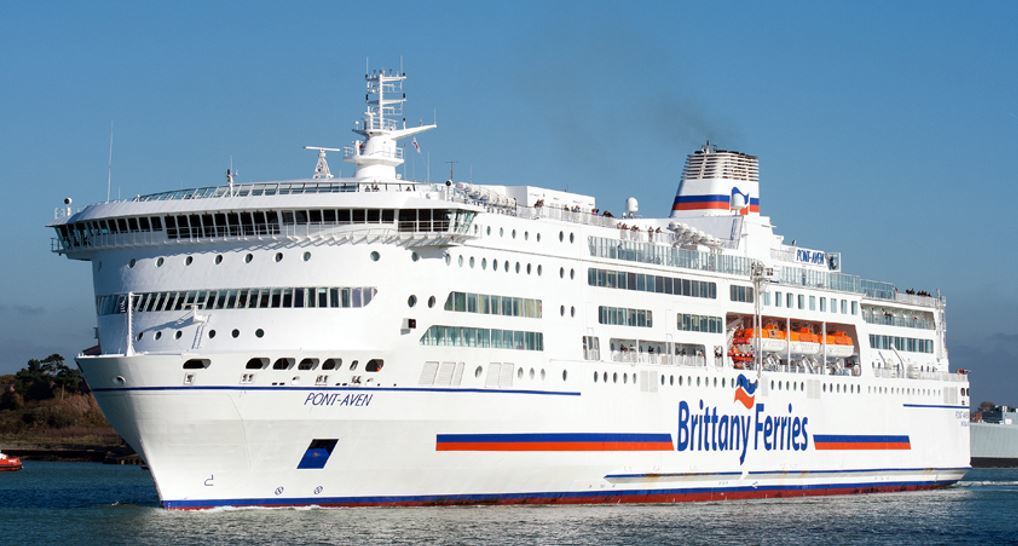 Imagen de un barco de Brittany Ferries