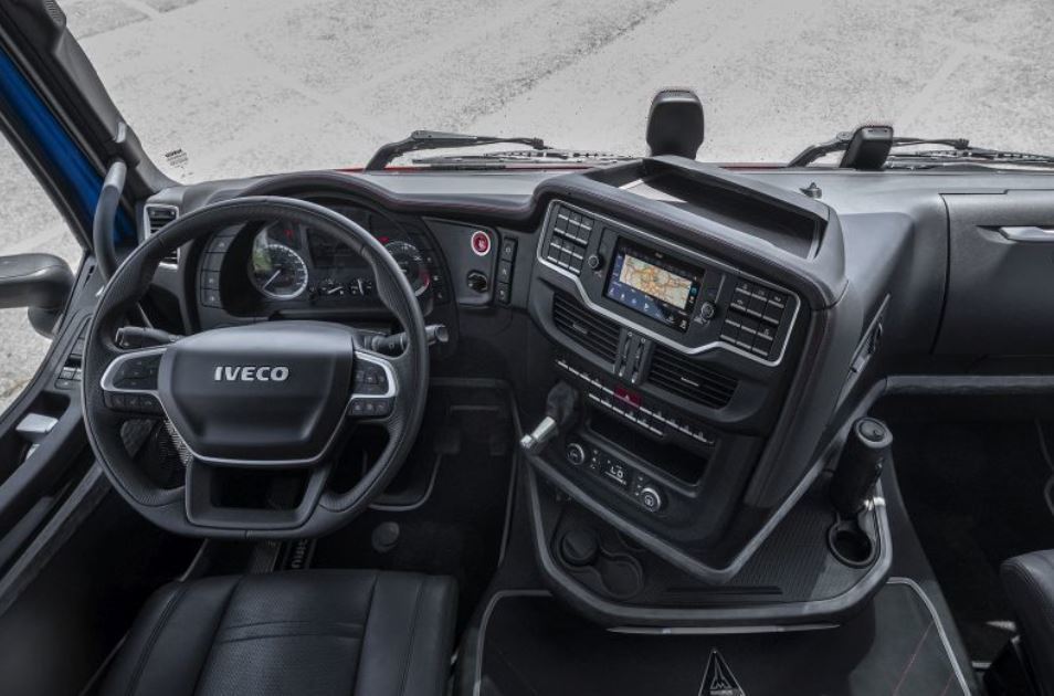 Interior de una cabina del IVECO S WAY