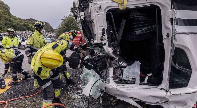 Un equipo de rescate
