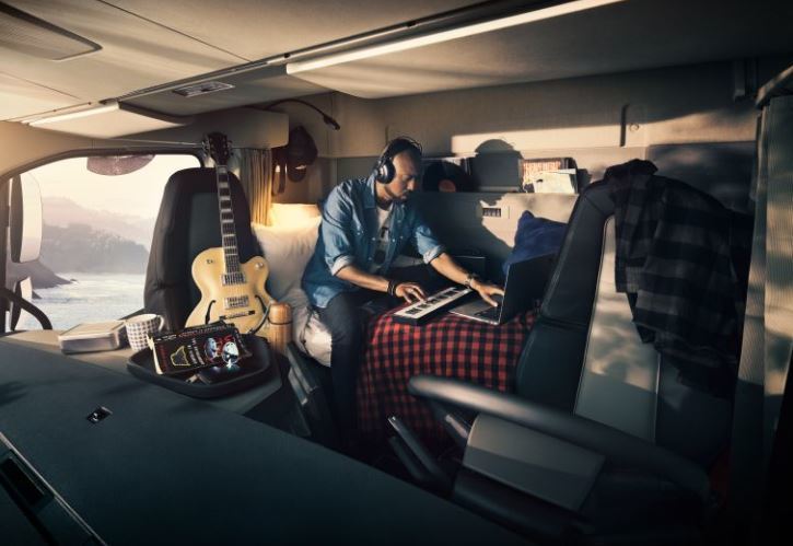Imagen de la cabina del Volvo FH