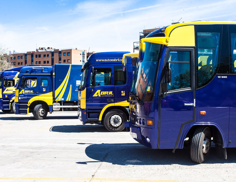 Vehículos de una autoescuela