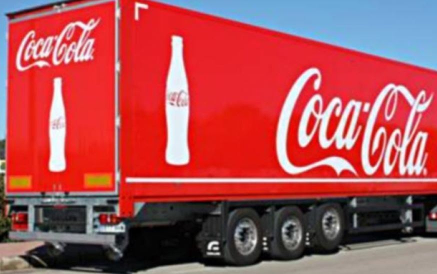 Imagen de un camión de coca-cola