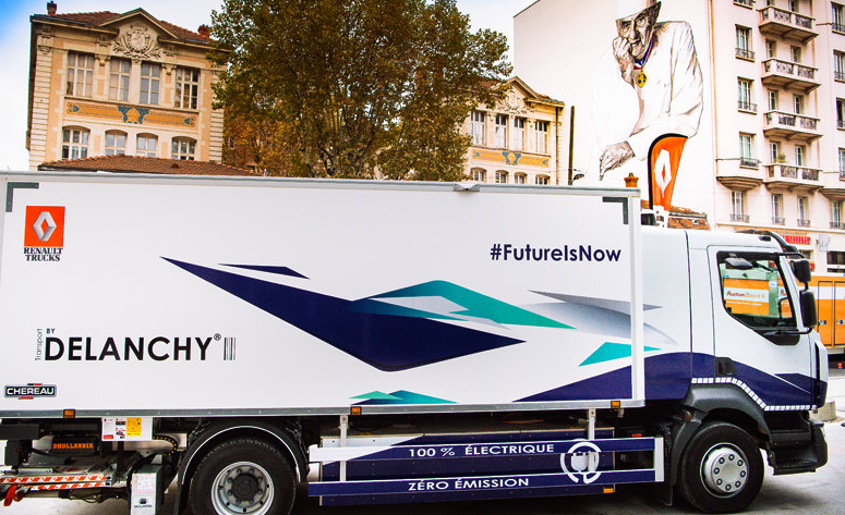 El camión frigorífico 100% eléctrico de Renault Trucks y Delanchy