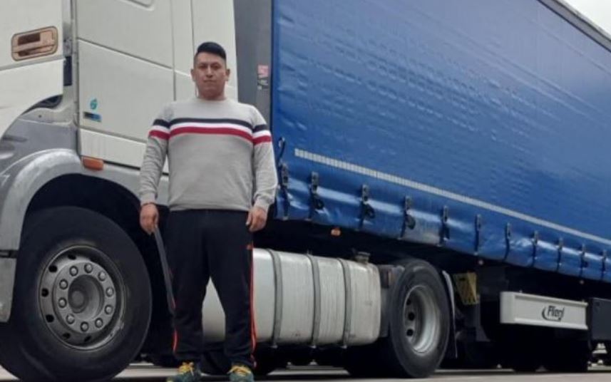 Imagen del camionero desaparecido