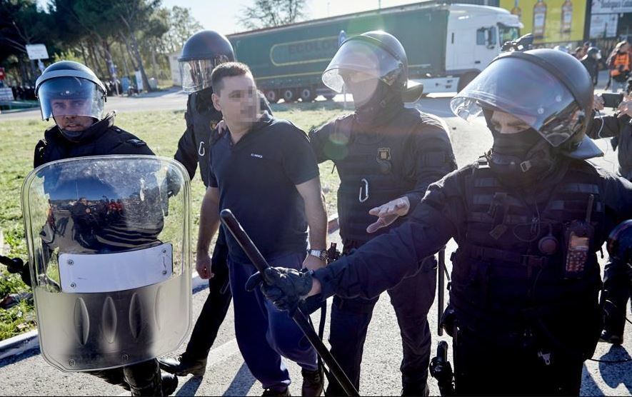 Imagen del camionero detenido