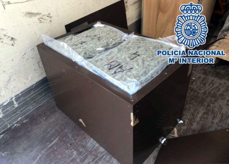 Droga incautada por la policía