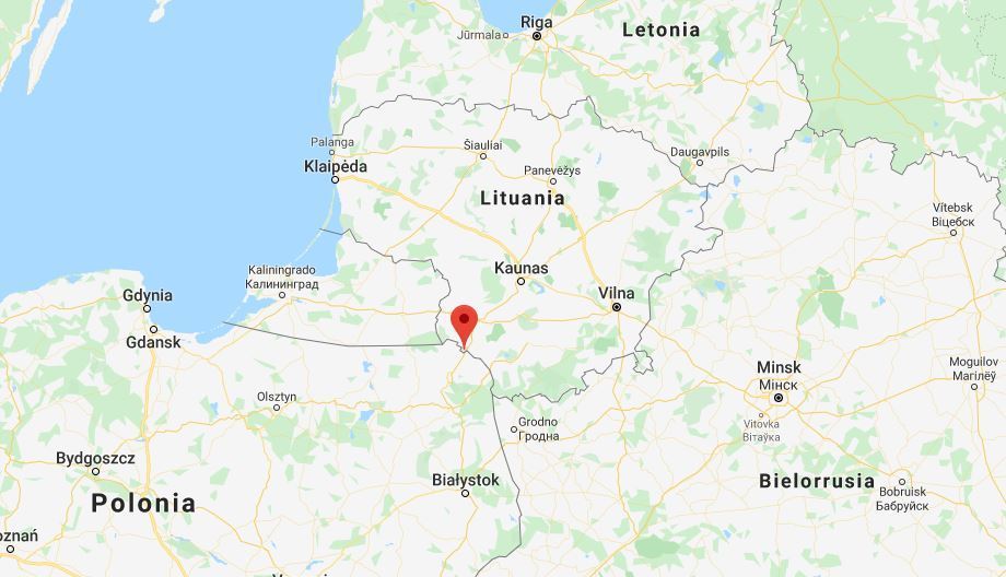Ubicación de Budzisko, en Polonia