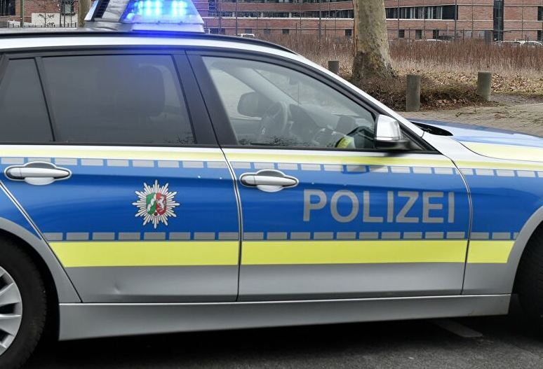 Un coche patrulla de la policía alemana