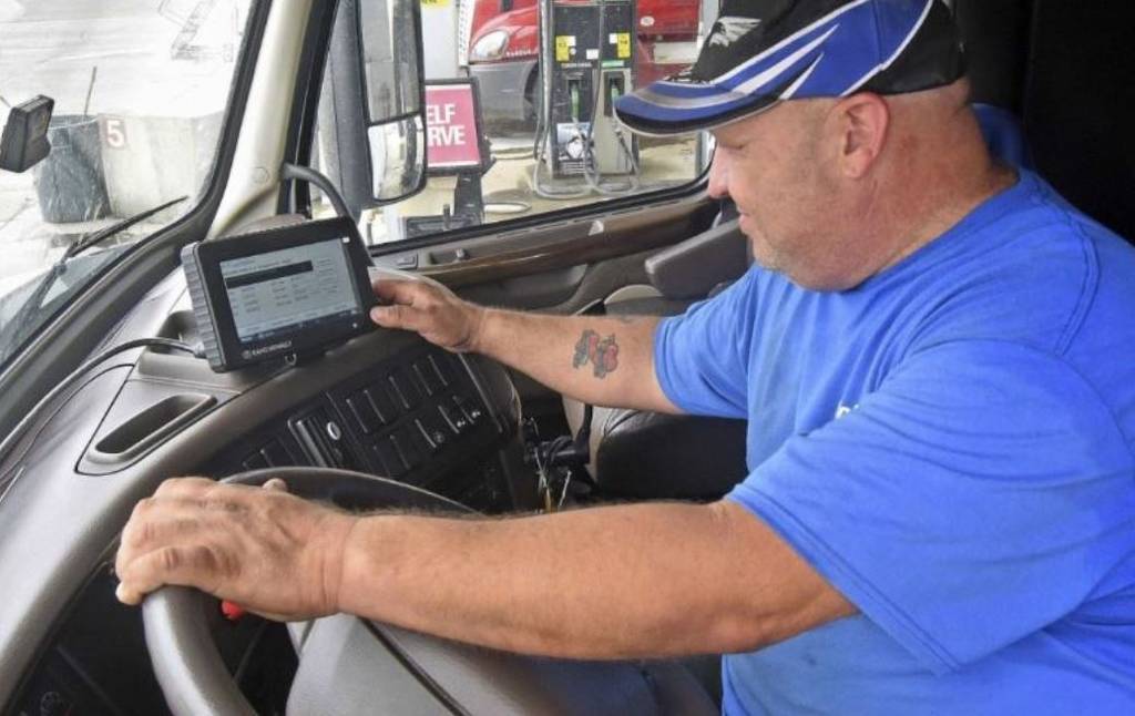 Un camionero de Estados Unidos