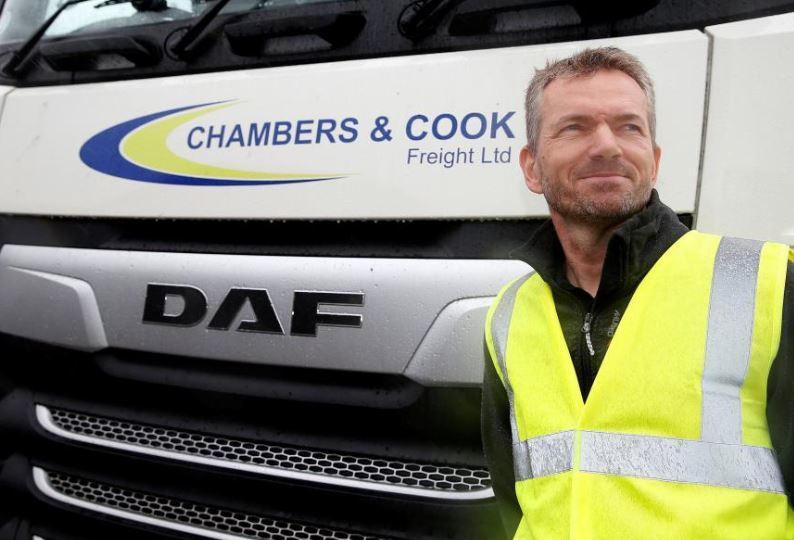 Un camionero inglés