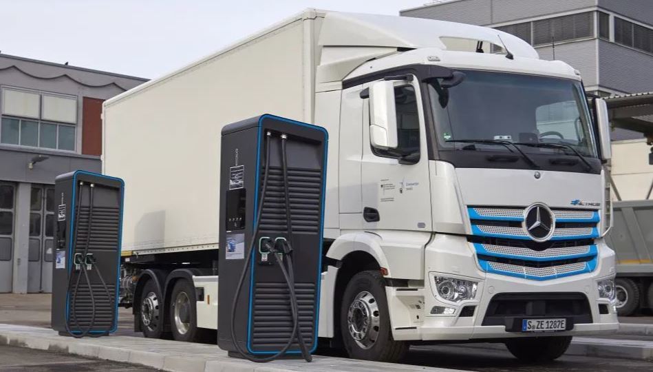 Camión eléctrico de Mercedes Benz