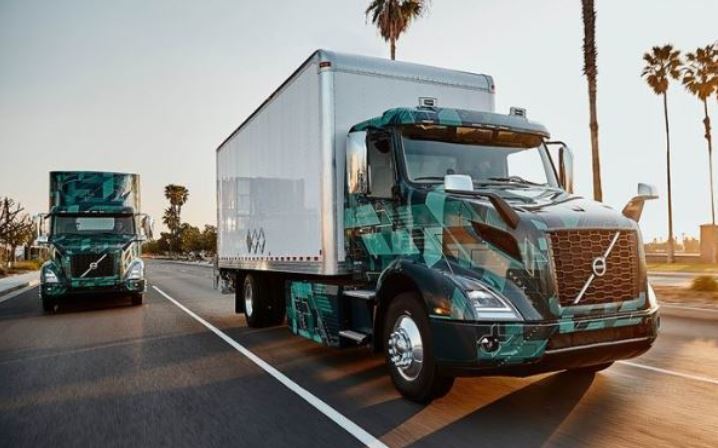 Imagen de los camiones eléctricos de Volvo