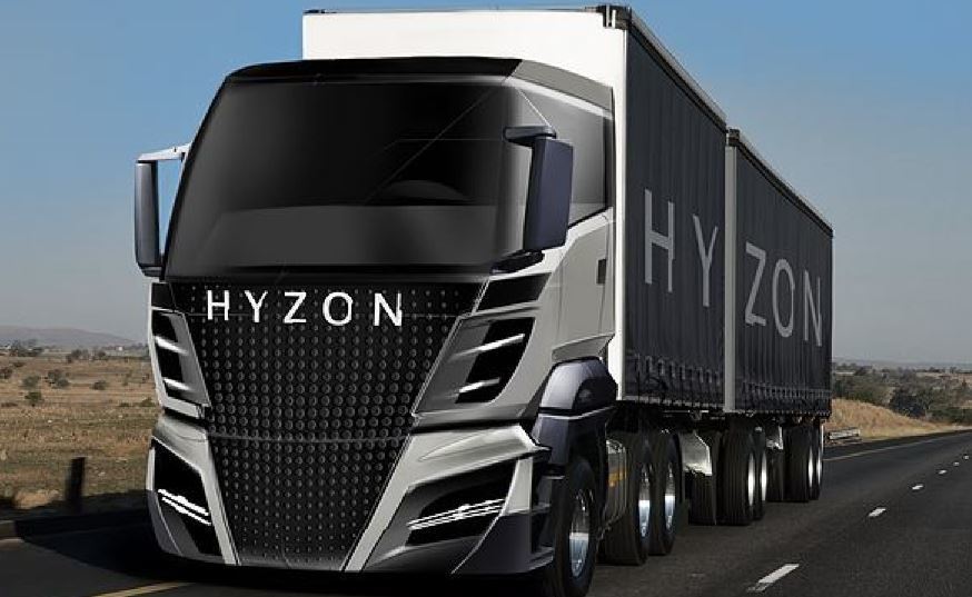 Un camión de hidrógeno de Hyzon