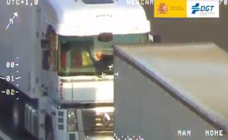 Imagen del helicóptero de la DGT