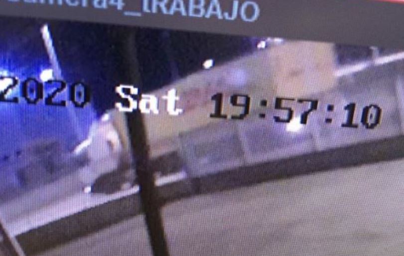 Imagen de una cámara de seguridad