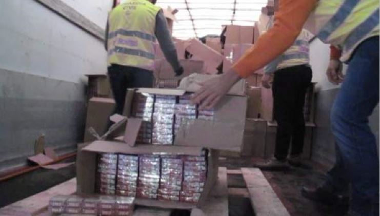Tabaco incautado por la Guardia Civil en Badajoz