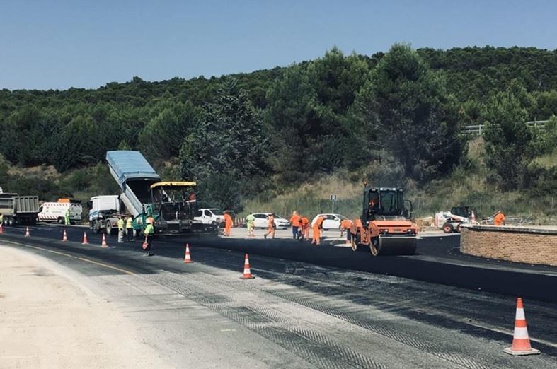 Imagen de las obras de la N-121