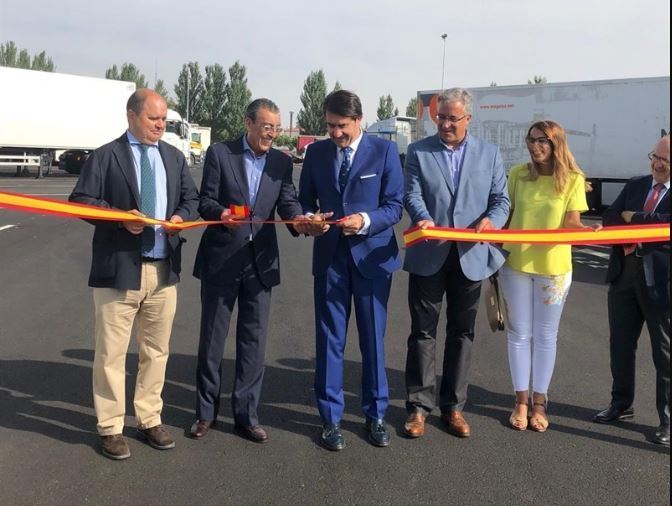 Inauguración del Centro de Transportes de Guijuelo